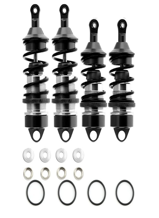 UURCSKY ممتص صدمات من سبيكة معدنية لسيارات التحكم عن بعد ARRMA 1/7 Infraction 6S BLX Felony 6S BLX Limitless Roller، قطع غيار بديلة للأرقام #ARA330627 و#ARA330628 (أسود) - Image 4